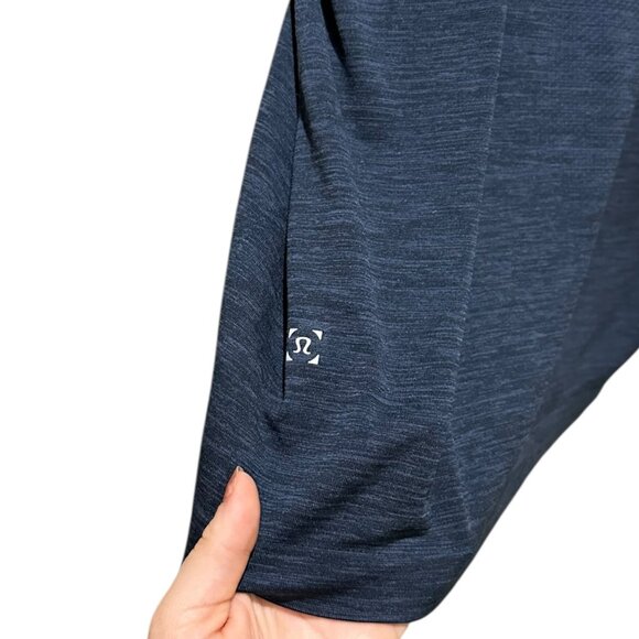 Lululemon Mens Metal Vent Tech Short Sleeve Shirt Navy Blue - Picture 5 of 6